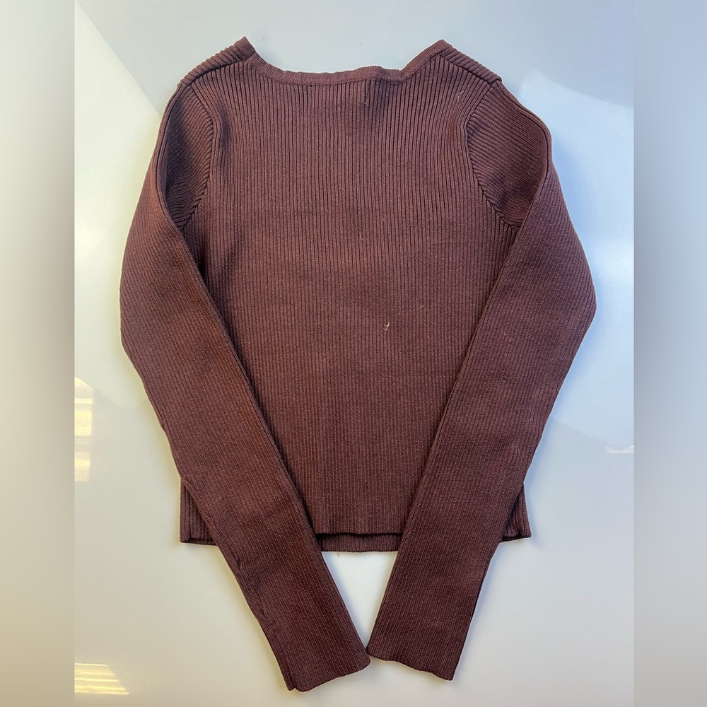 Lucca Women’s Ribbed Top R183-13 - Picture 3 of 5